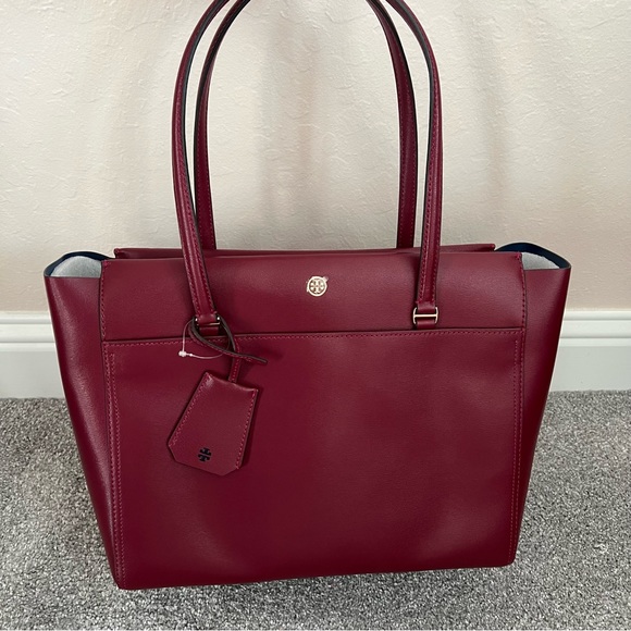 Tory Burch Parker large tote zip top tote NWT leather - Picture 8 of 11